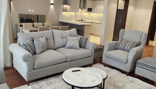 Furnished Apartment in AEON compound 504 - Foto 4, Zona de estar