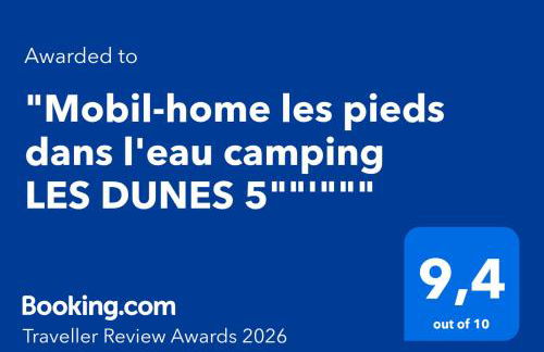 Mobil-home les pieds dans l'eau camping LES DUNES 5"'" - Foto 14