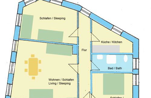 Ferienwohnung Emma - WLAN, Küche, TV, Bad, ca 15 Min zum Europa Park - Foto 16