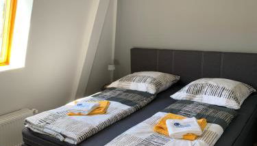 -Fewo Benz- Exklusive Ferienwohnung im Stadtzentrum von Wittenberge Modernes Ambiente, 3 Einzelzimmer für bis zu 6 Gäste - voll ausgestattet mit Waipu-TV und High-Speed-WLAN Bettwäsche und Handtücher inklusive! - Foto 2, towels