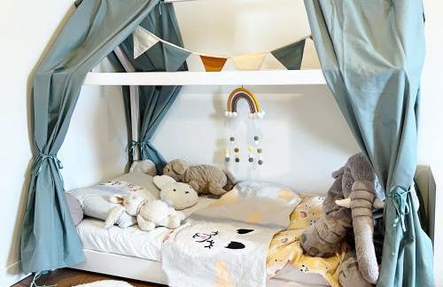 Chalet Emily mit Hot Tub und Meerblick - Foto 15