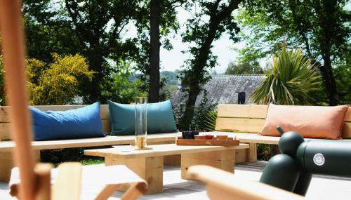 Superbe maison rénovée, 250m de l'océan, 12 pers, terrasse, jardin, proche plage Kerleven et golf - FR-1-481-164 - Foto 3