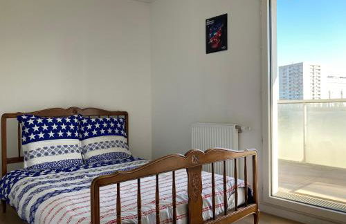 Appartement 87 m2 - 3 chambres - 6 personnes - Proche Paris - Parking gratuit - Foto 7