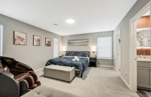 Modern 5BR, Kid-Friendly Home In Poconos with Pool Table - Foto 72