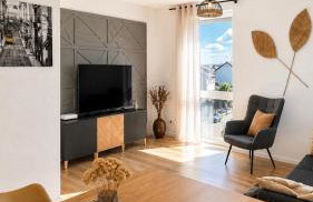 AMAO-Grey - Spacious Family Apartment - 6 Guests - Parking - Foto 1