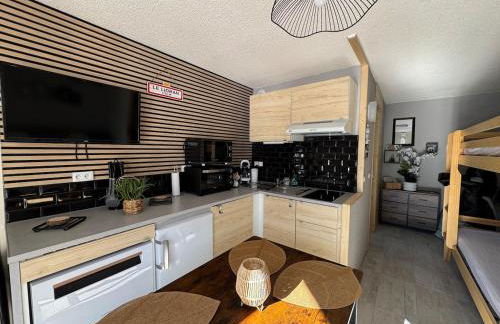 Studio au pied des pistes avec accès privé par son balcon - Foto 4