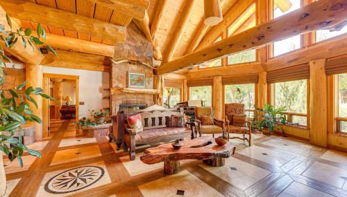Scenic Payson Cabin! Fireplace and Wraparound Patio - Foto 5