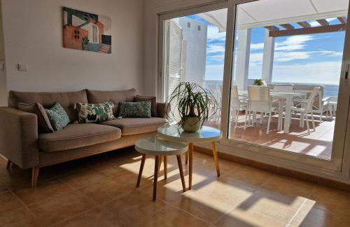 Ático Mojacar Playa 1ª Linea - Piscina abierta todo el año, Wifi, Garaje, Golf cerca - Foto 7