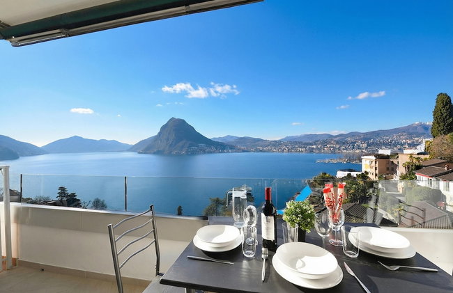 View and Art Panoramic Lake View Studio, Lugano - Foto 14