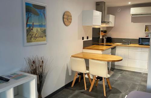 Plage à 400 m Studio tout confort Terrasse Clim Parking - Foto 21