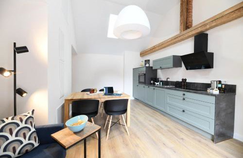 Ferienwohnung Heppenheim mit Hund- Wohnung "Odenwald" mit 2 Schlafzimmern- Das schiefe Haus - Foto 2