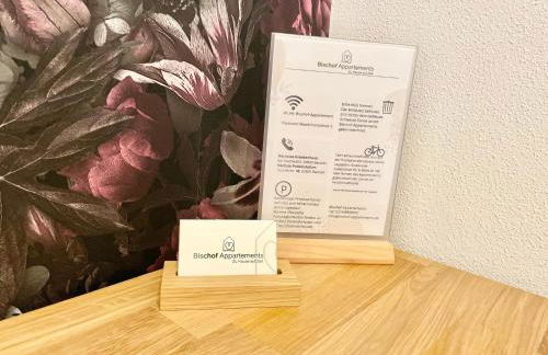 Modernes Appartement "ALTE MÄDCHENSCHULE", inkl Stellplatz, E-Bike Ladestation, Boxspringbett, Business, 2 Personen, gratis Kaffee und Tee, WLAN - Foto 8