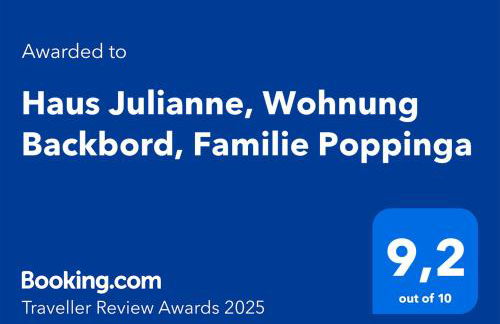 Haus Julianne, Wohnung Backbord, Familie Poppinga - Foto 6