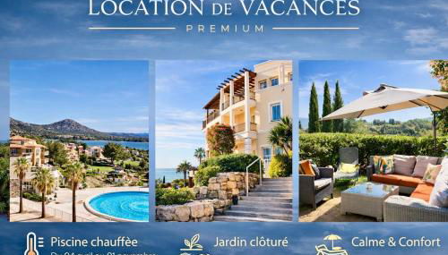 Appartement Premium Genius -vue Mer -Jardin Clôturé -Terrasse -Parking - Piscine Chauffée du 04 Avril au 01 Novembre- Saint Raphaël - Foto 4