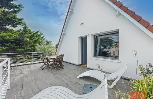 La Terrasse : 1er étage villa proche plage - Foto 1