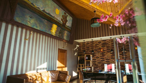 Zona de estar del vestíbulo