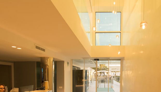 Zona de estar del vestíbulo