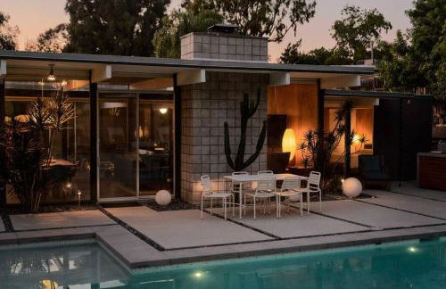 Eichler Mid Century Modern Designer Pool/Jacuzzi - Foto 26