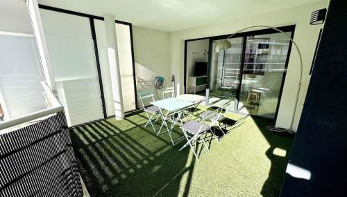 Bel Appart Design 2ch, Mairie, Pkg, Wifi, Terrasse, Port Marianne - Foto 4