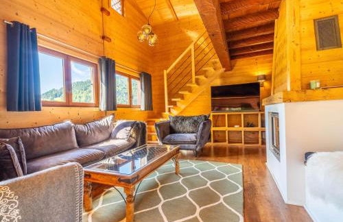 Chalet cosy à La Clusaz, 9 pers, 4 chambres, wifi, proche pistes - FR-1-437-103 - Foto 2