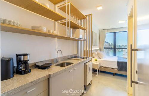 MHFA - Studios em Prédio Luxuoso com Vista Mar - Foto 112