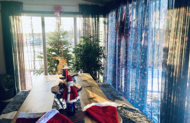 Liljekonvalj Cottage Overlooking the River Sauna - Foto 34