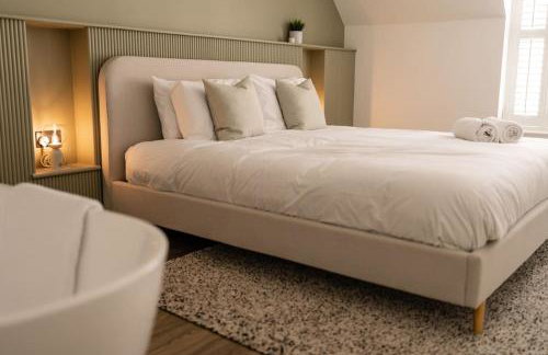 Tiny House, Stunning 1 Bed, Super King, Freestanding Bath, Parking - Foto 4