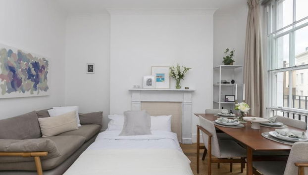 Light Filled Studio With View of Regents Park - Foto 2, Habitación