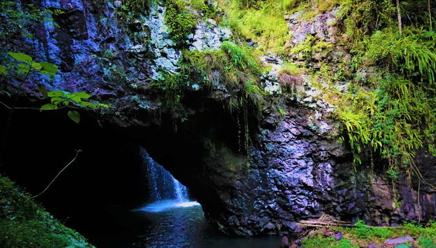 A famosa ponte natural de Gold Coast