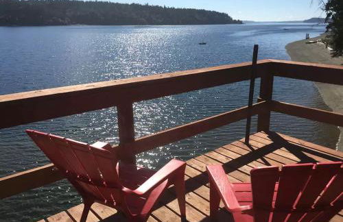 Amazing Sunrise at Coastal Luxury Cabin Rental on Herron Island with Fire Pit and Paddle Boarding near Olympia, Washington - Foto 23