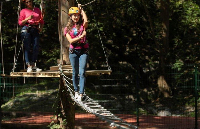 Actividad de puentes colgantes en el parque Ecoturístico Cola de Caballo - Foto 6