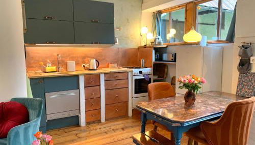 Kleine Kunstremise mit Holzofen Burg Freienfels - Photo 4