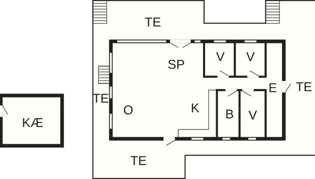 6 Person Holiday Home in Hejls - Foto 2, Plano