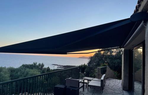 Corse villa sea view 180 AC 4 bedeooms sleeps 10 - Foto 1