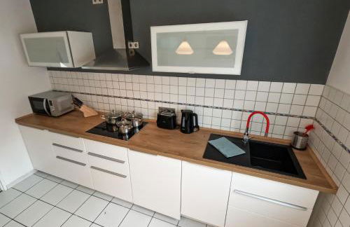 Parterre Lounge mit Terrasse -Nähe Karlsruhe & KIT - ohne Treppen -barrierefreie Dusche - Foto 4