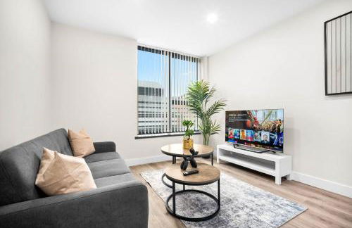 Stylish 2 Bed Apartment - Smart TV - WIFI - Jewellery Quarter 3AH - Foto 12