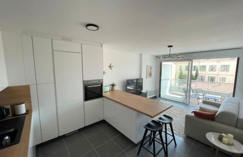 Cannes, appartement avec parking+terrasse, Croisette à pied! - Foto 6