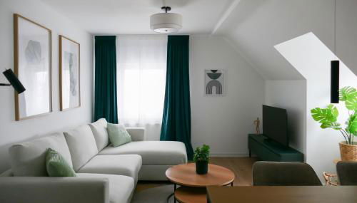 Modernes, zentrales Apartment mit Boxspringbett und Waschmaschine - Foto 1