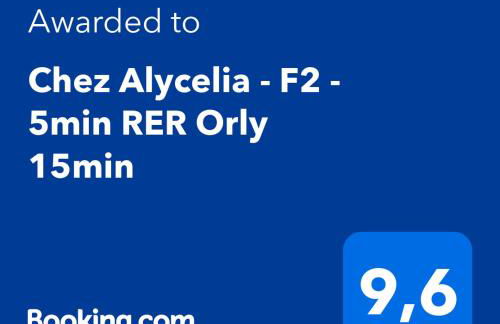 F2 proche gare - 5min RER Orly 15min - Foto 2