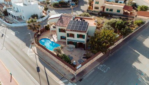 Villa Finca Haus für Gruppen, Bike & Familien Top-Lage am Meer bei Es Trenc, Pool, Klimaanlage - Photo 5