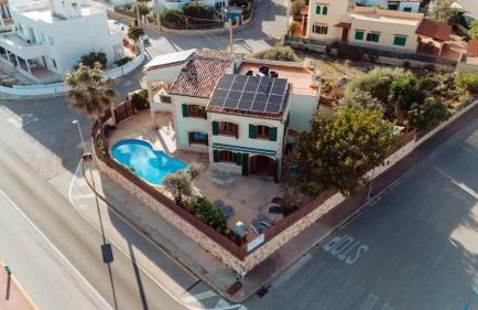 Villa Finca Haus für Gruppen, Bike & Familien Top-Lage am Meer bei Es Trenc, Pool, Klimaanlage - Photo 5