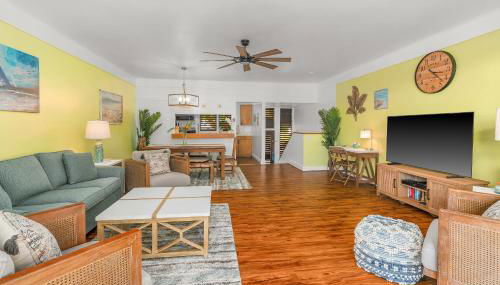 Step to beach New Quiet Kiahuna Plantation Remodeled 2 bedroom condo with AC - Foto 4