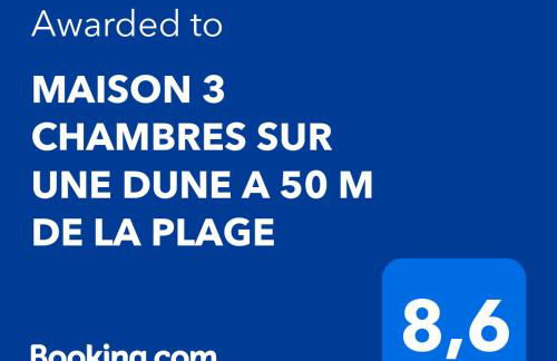 MAISON 3 CHAMBRES SUR UNE DUNE A 50 M DE LA PLAGE - Foto 16