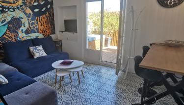 T3 terrasse classé 4 étoiles le Poulpe 200m front de mer - Foto 3