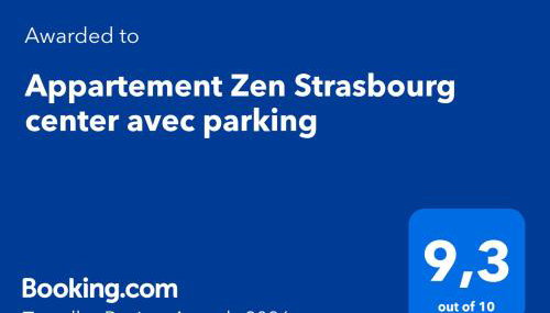 Appartement Zen Strasbourg center avec parking - Foto 2