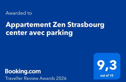 Appartement Zen Strasbourg center avec parking - Foto 2