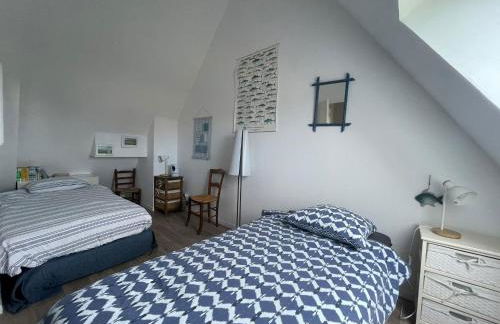 Nid de pie Grand duplex lumineux cadre verdoyant calme à 5 mn de la mer près Port en Bessin, Bayeux, Omaha Beach, - Foto 9