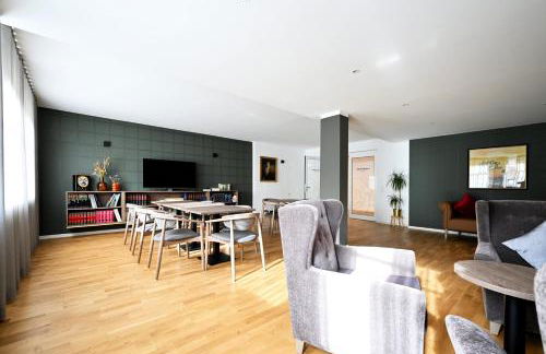 Rosengarten Apartments Fürth, Moderne Serviced Apartments in Citylage, ganze Ferienwohnung 50 m2, nahe Nürnberg, Metro, Sauna, Frühstück & Parkplatz - Foto 61