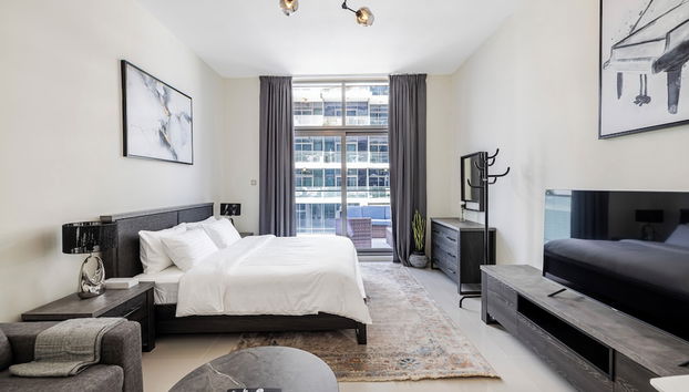 Studio Huge Balcony Loreto 1 Damac Hills - Foto 3, Servicio de la habitación