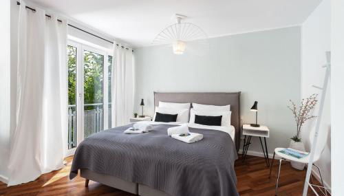 Blueberry Living - Design Loft nahe München - Dachterrasse - S-Bahn - Foto 2, towels